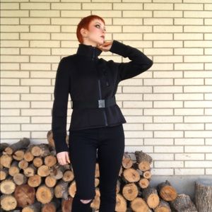 Black Zara Utility Jacket with Belt